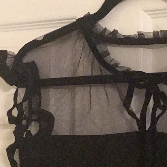 NWT Kitten D’Amour La Donna Italiana Jersey Flutter Sleeve Top - Picture 3 of 12